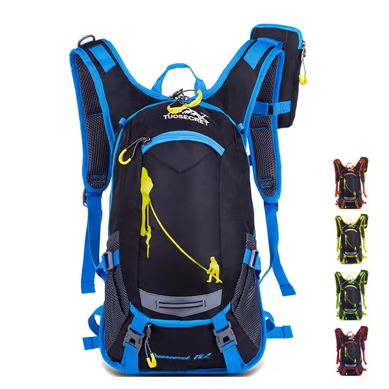 Cycling Gear Organizer Bag - 18L จักรยานขี่จักรยานกีฬากลางแจ้งกระเป๋าเป้สะพายหลังวิ่งเดินป่าปีนเขากระเป๋าเป้สะพายหลัง Hydration Water Bag Rucksack