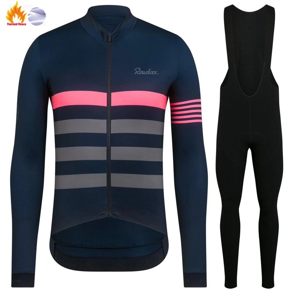 Triathlon Cycling Kit - เสื้อแจ็คเก็ตฤดูหนาวสำหรับผู้ชาย ชุดปั่นจักรยาน 2025 Raudax เสื้อปั่นจักรยานฤดูหนาว MTB
