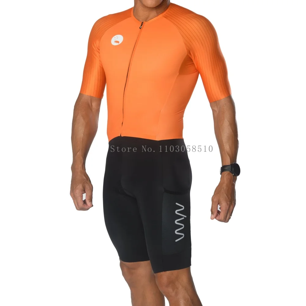 Triathlon Cycling Kit - ชุดไตรกีฬา Wyn Republic สำหรับผู้ชาย ชุดปั่นจักรยานแขนสั้น แห้งเร็ว