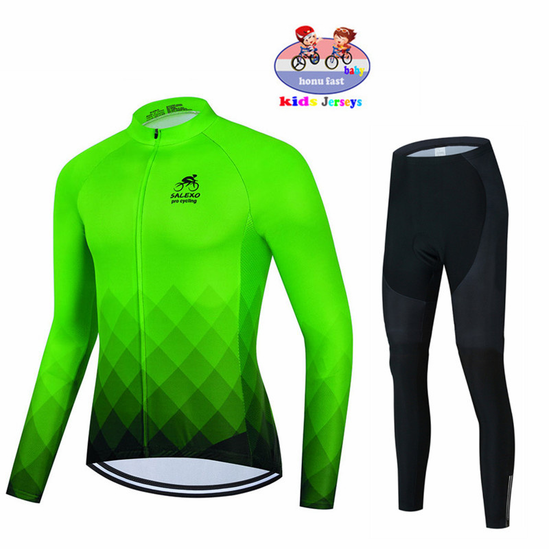 Cycling Gear Kids - เสื้อจักรยานเด็กผู้ชาย ฤดูใบไม้ผลิ ฤดูใบไม้ร่วง ปี 2026 ระบายอากาศได้ดี