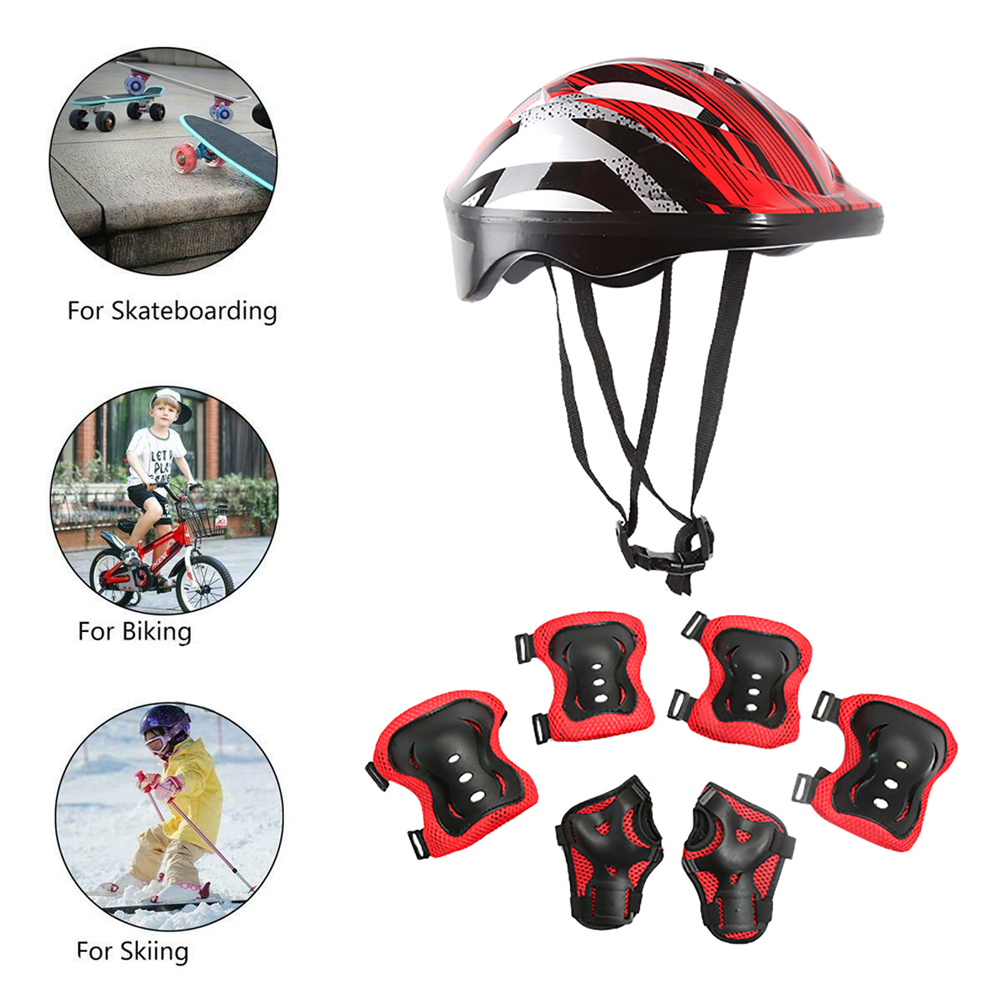 หมวกนิรภัยสำหรับเด็ก7ชิ้น/เซ็ต - Cycling Gear Kids บทวิจารณ์และราคา
