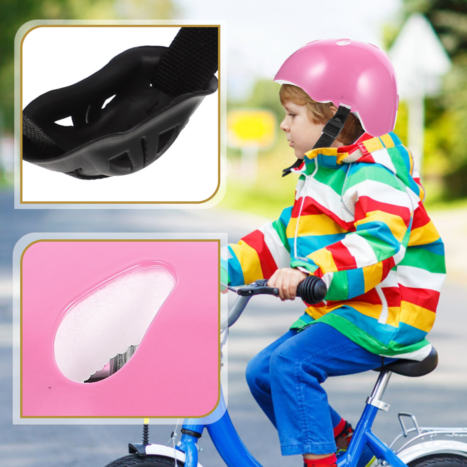 อุปกรณ์ป้องกันสำหรับเด็ก ปรับไ - Cycling Gear Kids บทวิจารณ์และราคา