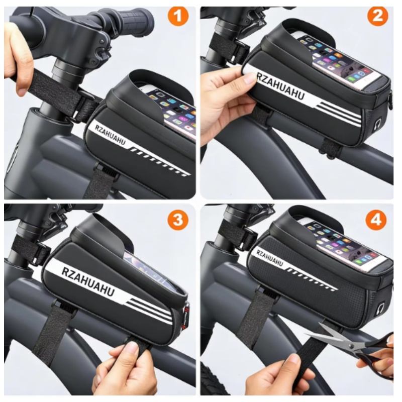 กระเป๋าเก็บโทรศัพท์ติดที่บังแด - Cycling Gear Organizer Bag บทวิจารณ์และราคา