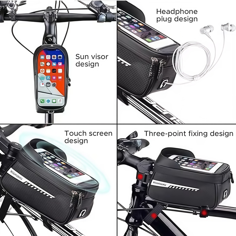 กระเป๋าเก็บโทรศัพท์ติดที่บังแด - Cycling Gear Organizer Bag บทวิจารณ์และราคา