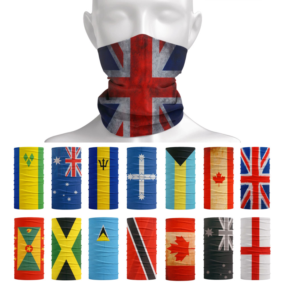 ผ้าโพกหัวอเนกประสงค์ลายธงของปร - Womens Cycling Gear Uk บทวิจารณ์และราคา