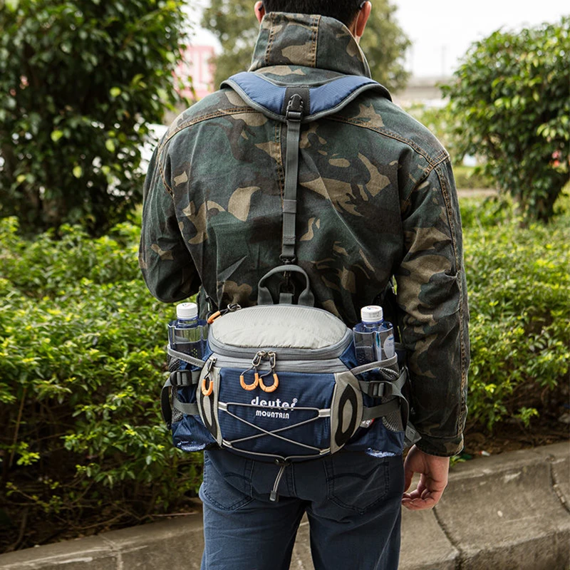 กีฬากลางแจ้งเอวกระเป๋าเดินป่าข - Cycling Gear Organizer Bag บทวิจารณ์และราคา