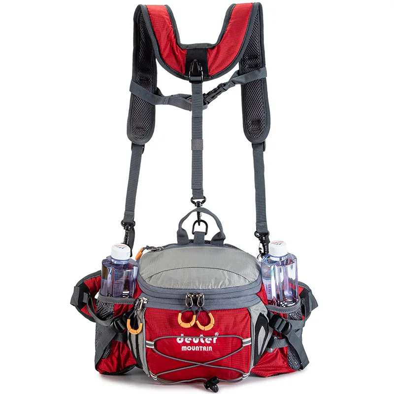 กีฬากลางแจ้งเอวกระเป๋าเดินป่าข - Cycling Gear Organizer Bag บทวิจารณ์และราคา