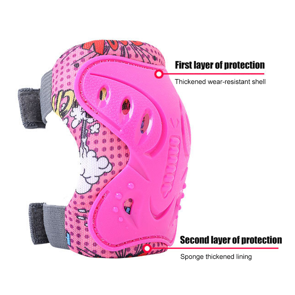 6 ชิ้นเด็ก 3-12 ปีเข่าข้อศอก P - Cycling Gear Kids บทวิจารณ์และราคา