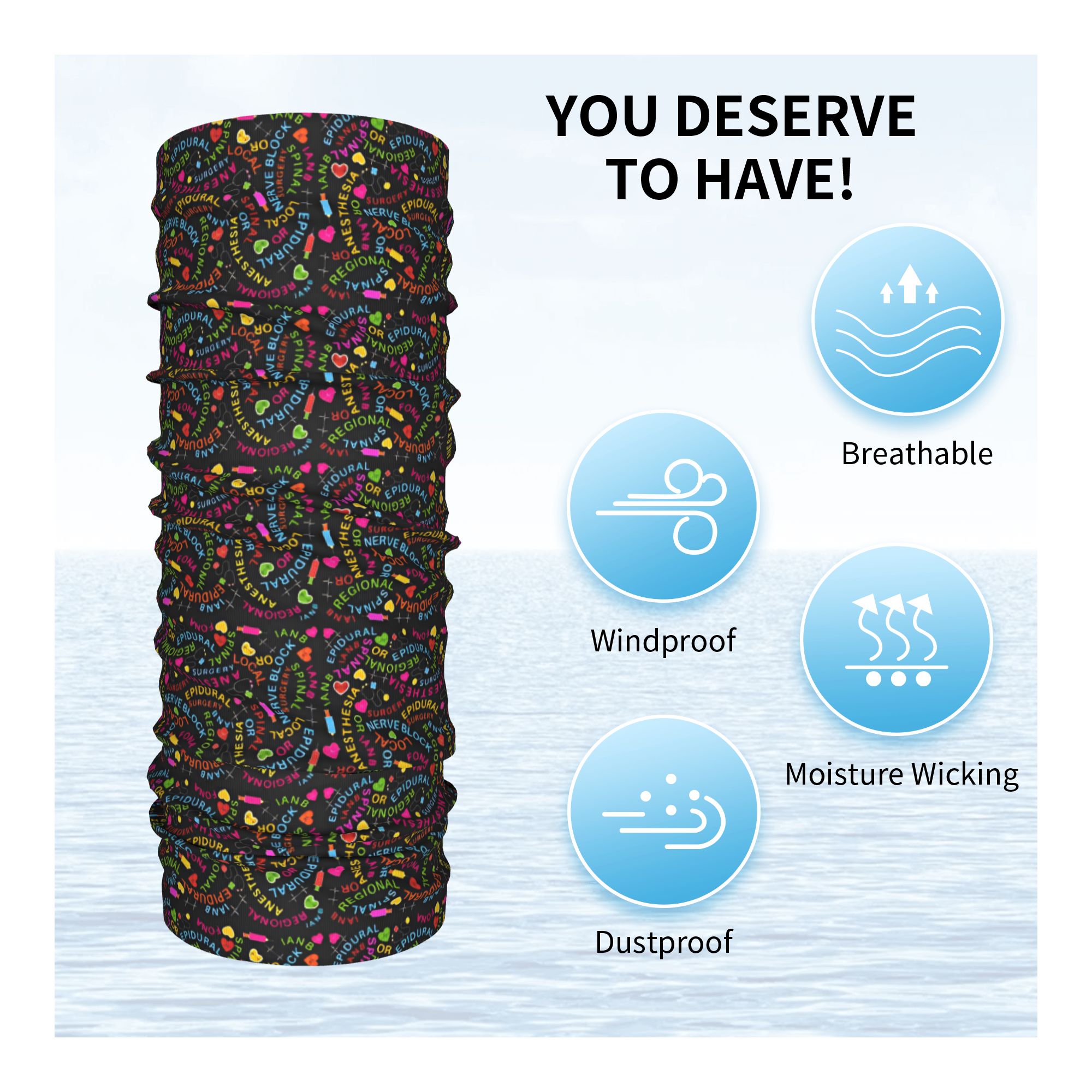 ผ้าพันคอปิดหน้า ผ้าปิดจมูก ผ้า - Cycling Headwear บทวิจารณ์และราคา